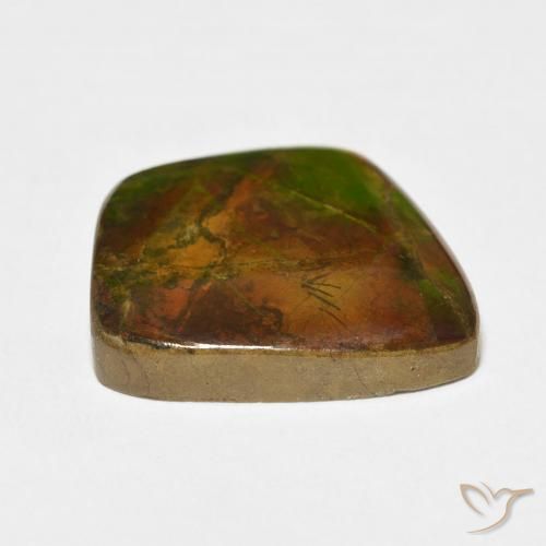 amolita Multicolor natural de 17.11 ct, Elegante, Opaco