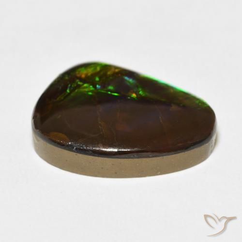 amolita Multicolor natural de 11.84 ct, Elegante, Opaco