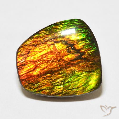 11.47ct Natural Multicolor amolita, Elegante, Opaco