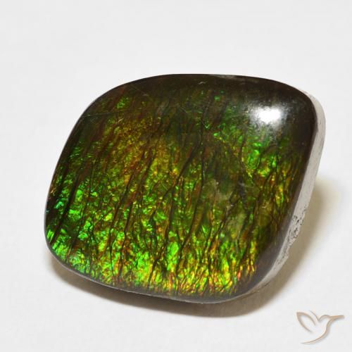amolita Multicolor natural de 10.62 ct, Elegante, Opaco