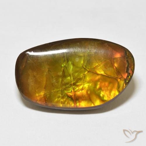 17.48ct Natural Multicolor amolita, Elegante, Opaco