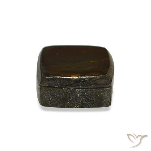 Ammolita multicolor natural de 1,04 ct, baguette, opaco