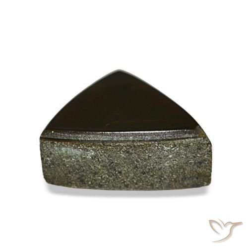 Ammolita multicolor natural de 1,53 ct, trillón, opaco