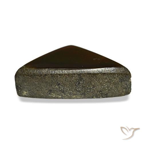 Ammolita multicolor natural de 1,47 ct, trillón, opaco