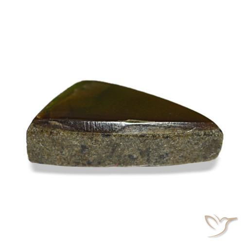 Ammolita multicolor natural de 1,11 ct, trillón, opaco