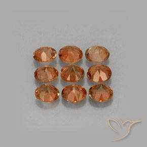 Gemas de andalucita Multicolor natural de 2.24 ct, Redondo, VS