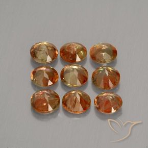 Gemas de andalucita Multicolor natural de 2.26 ct, Redondo, VS-SI