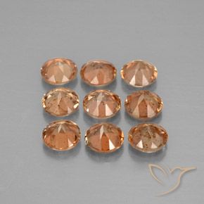 Gemas de andalucita Multicolor natural de 2.31 ct, Redondo, VS-SI