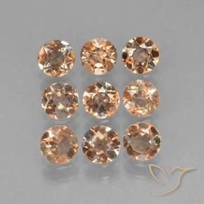 Gemas de andalucita Multicolor natural de 2.26 ct, Redondo, VS-SI