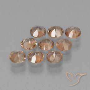 Gemas de andalucita Multicolor natural de 2.26 ct, Redondo, VS-SI