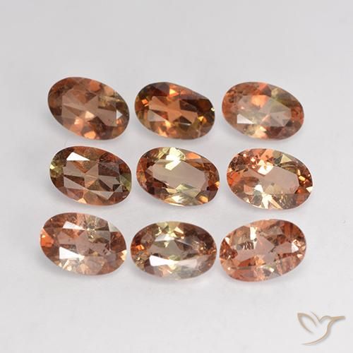 3.75ctw Natural Multicolor andalucita, Ovalada, VS-SI