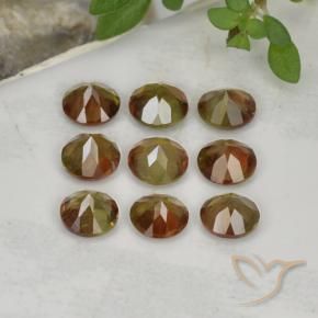 Gemas de andalucita Multicolor natural de 2.31 ct, Redondo, VS-SI