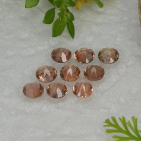 Gemas de andalucita multicolor natural de  ct, corte redondo, VS-SI