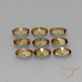 Gemas de andalucita Multicolor natural de 3.64 ct, Ovalada, VS-SI