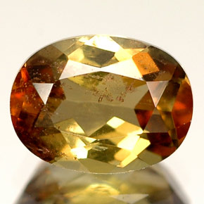 andalucita Multicolor natural de 1.53 ct, Corte Óvalo, VS-SI
