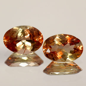 Gemas de andalucita Multicolor natural de  ct, Corte Óvalo, VS