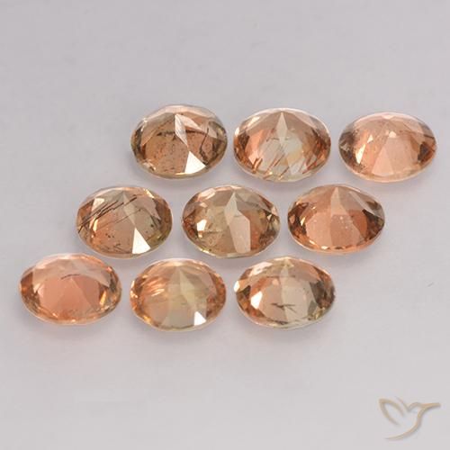 Gemas de andalucita Multicolor natural de 2.20 ct, Redondo, VS