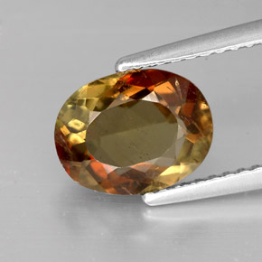 andalucita Multicolor natural de 1.83 ct, Corte Óvalo, VS