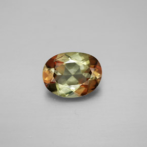 Andalucita multicolor natural de 1,47 ct, corte óvalo, VVS-VS