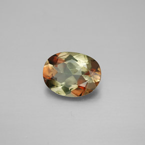 Andalucita multicolor natural de 1,47 ct, corte óvalo, VVS-VS