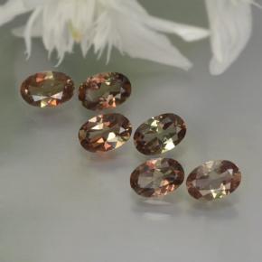 Gemas de andalucita multicolor natural de 2,47 ct, corte óvalo, VVS-VS