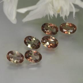 Gemas de andalucita multicolor natural de 2,47 ct, corte óvalo, VVS-VS