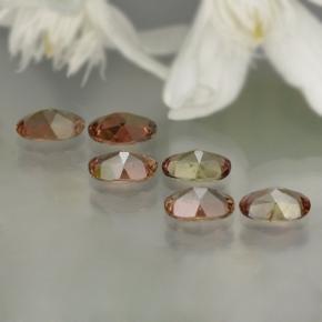 Gemas de andalucita multicolor natural de 2,47 ct, corte óvalo, VVS-VS