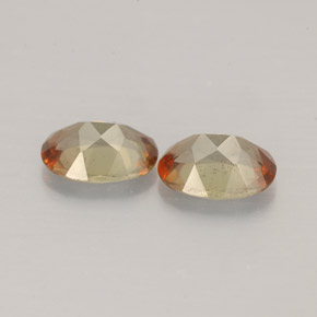 Gemas de andalucita multicolor natural de  ct, corte óvalo, VS