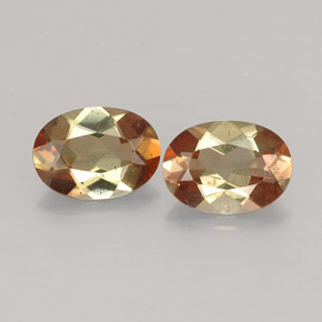 Gemas de andalucita Multicolor natural de  ct, Corte Óvalo, VS