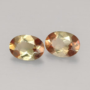 Gemas de andalucita Multicolor natural de  ct, Corte Óvalo, VS