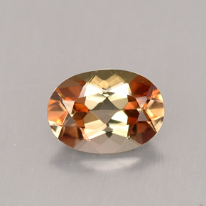 Andalucita multicolor natural de 0,82 ct, corte óvalo, VVS-VS