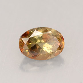 andalucita Multicolor natural de 0.87 ct, Corte Óvalo, VS
