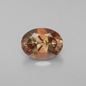 Andalucita multicolor natural de 1,20 ct, corte óvalo, VS-SI