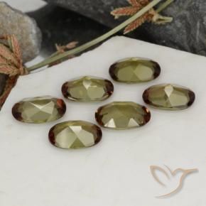Gemas de andalucita Multicolor natural de 2.35 ct, Ovalada, VVS-VS