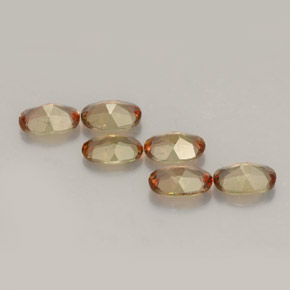 Gemas de andalucita multicolor natural de  ct, corte óvalo, VVS-VS