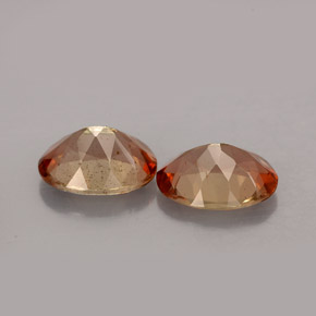 Gemas de andalucita multicolor natural de  ct, corte óvalo, VS