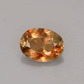 andalucita Multicolor natural de 1.28 ct, Corte Óvalo, VS-SI