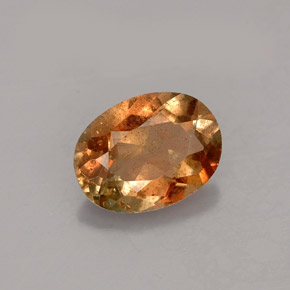 andalucita Multicolor natural de 1.28 ct, Corte Óvalo, VS-SI