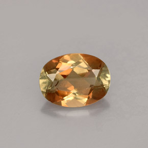 andalucita Multicolor natural de 1.25 ct, Corte Óvalo, VS