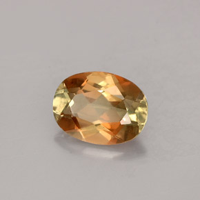 andalucita Multicolor natural de 1.25 ct, Corte Óvalo, VS