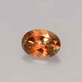 Andalucita multicolor natural de 1,11 ct, corte óvalo, VS