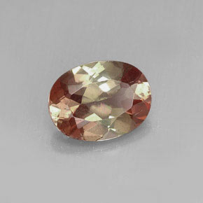 andalucita Multicolor natural de 1.15 ct, Corte Óvalo, VS