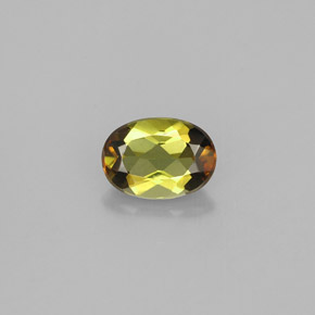 Andalucita multicolor natural de 0,82 ct, corte óvalo, VVS-VS