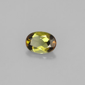Andalucita multicolor natural de 0,82 ct, corte óvalo, VVS-VS