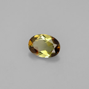 Andalucita multicolor natural de 0,76 ct, corte óvalo, VVS-VS