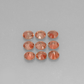 Gemas de andalucita multicolor natural de 2,25 ct, corte redondo, VS