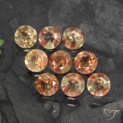 2.18ctw Natural Multicolor andalucita, Redondo, VS