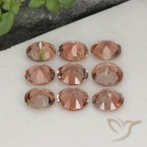 Gemas de andalucita Multicolor natural de 2.18 ct, Redondo, VS