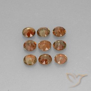 Gemas de andalucita Multicolor natural de 2.06 ct, Redondo, VS