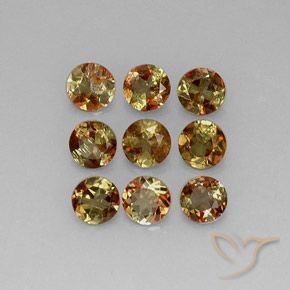 Gemas de andalucita Multicolor natural de 2.14 ct, Redondo, VS